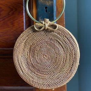 31 bits woven drum bag with metal ring